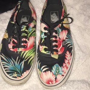flower low vans